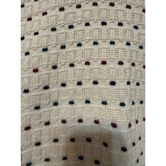 Vintage PECONIC BAY TRADERS Made in USA Size XXL Cotton‎ Knit Sweater - Picture 5 of 10